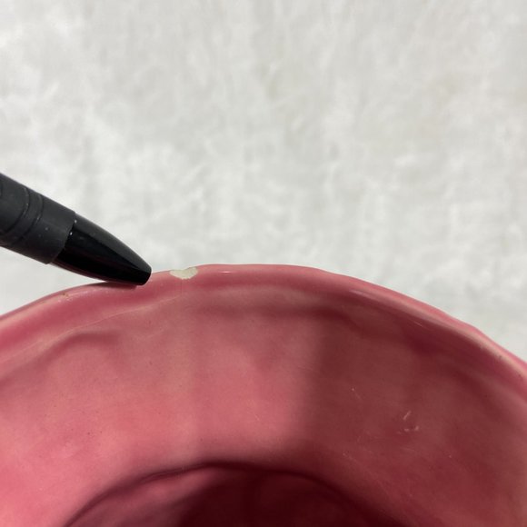 English water lily pitcher Pottery 481 New Arsenal pottery Teal Pink - Picture 8 of 11